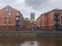 Leeds Dockhouses on the river Aire