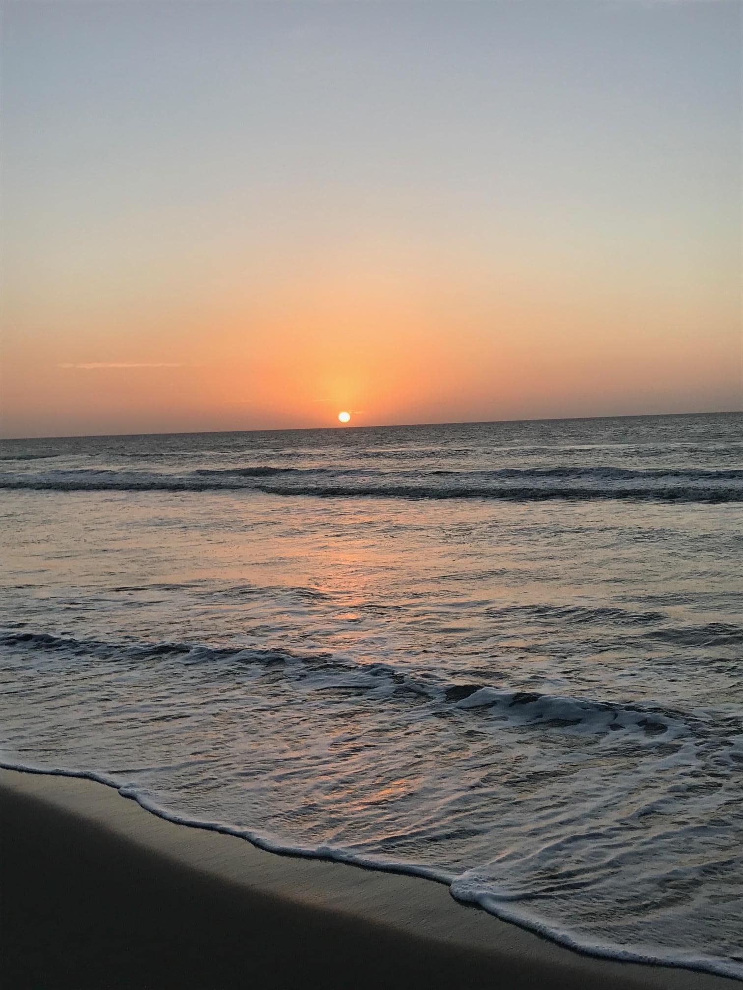 Sunset at the beach