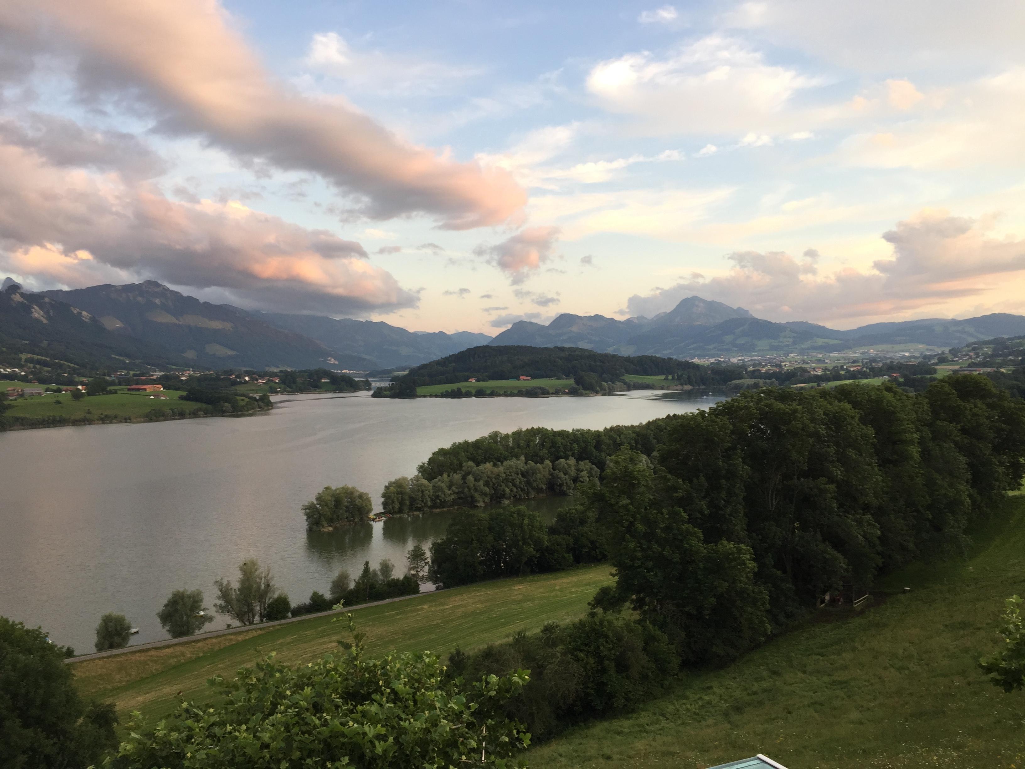 Aussicht vom Zimmerbalkon