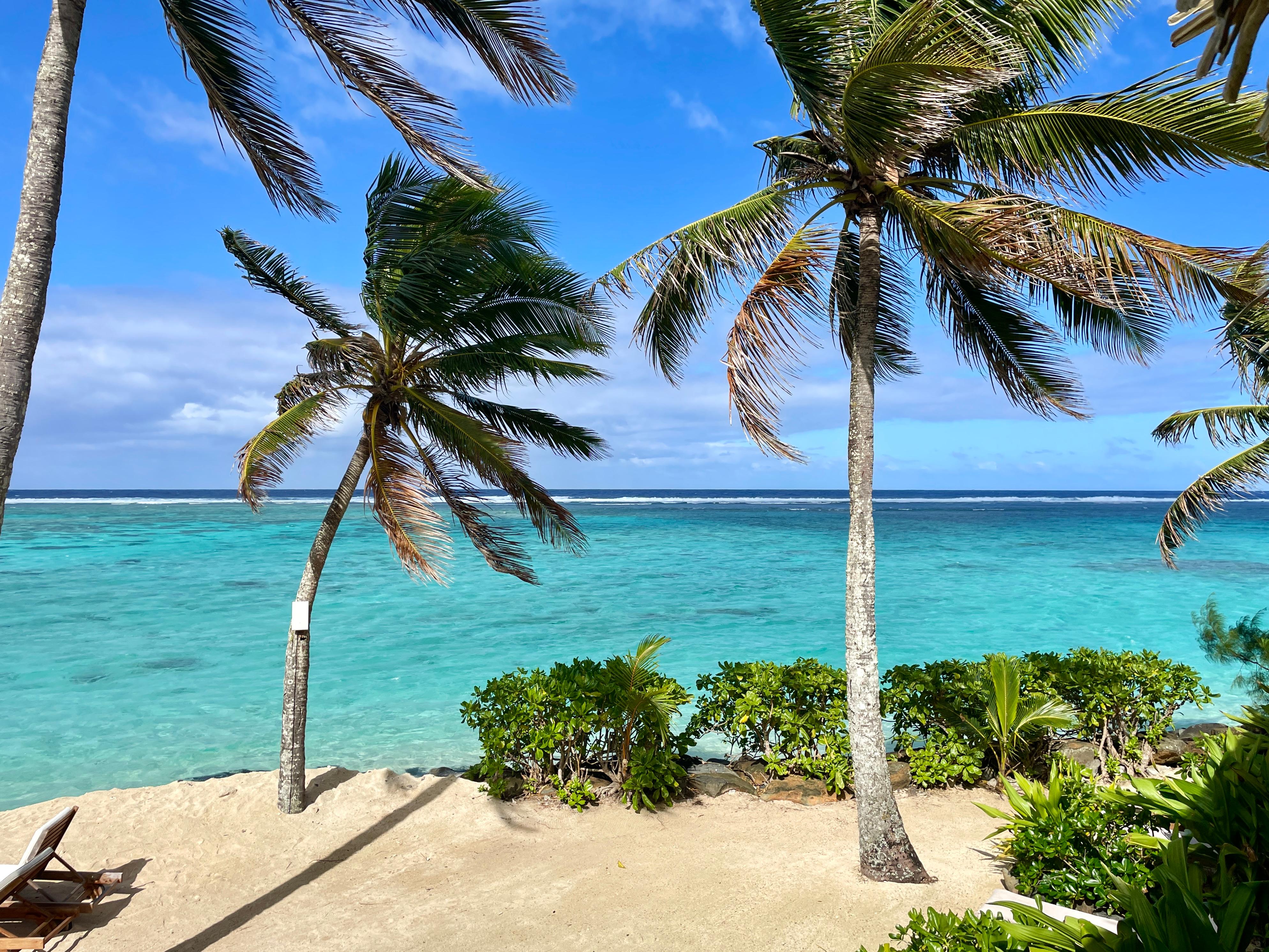 Balcony views of the lagoon