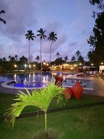 Final de tarde na pousada