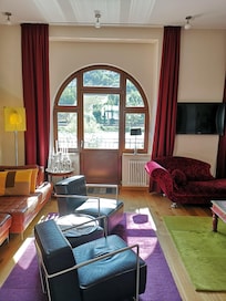 Mooie zithoek met uitzicht op de Moezel.