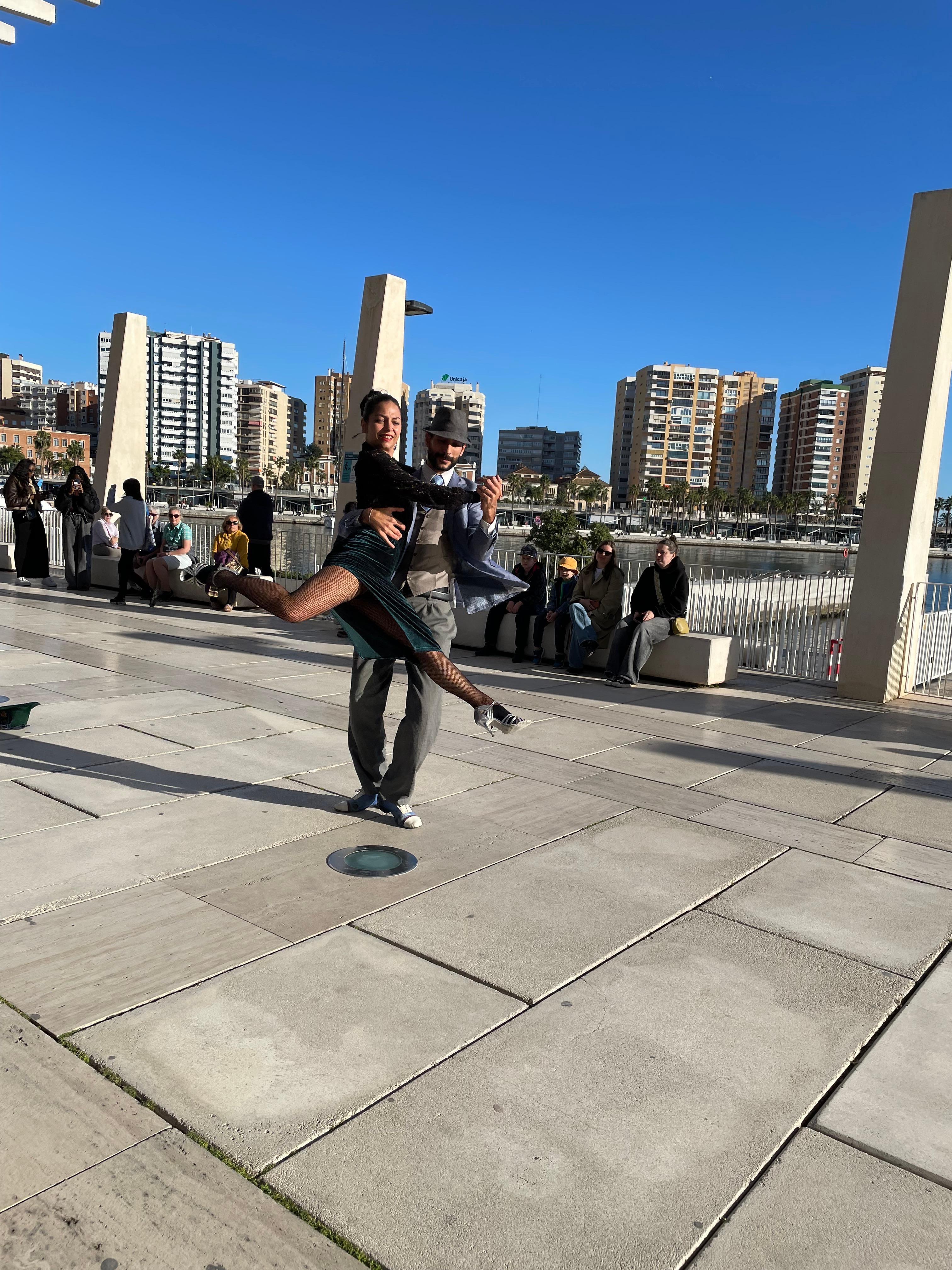 Buskers at the Marina