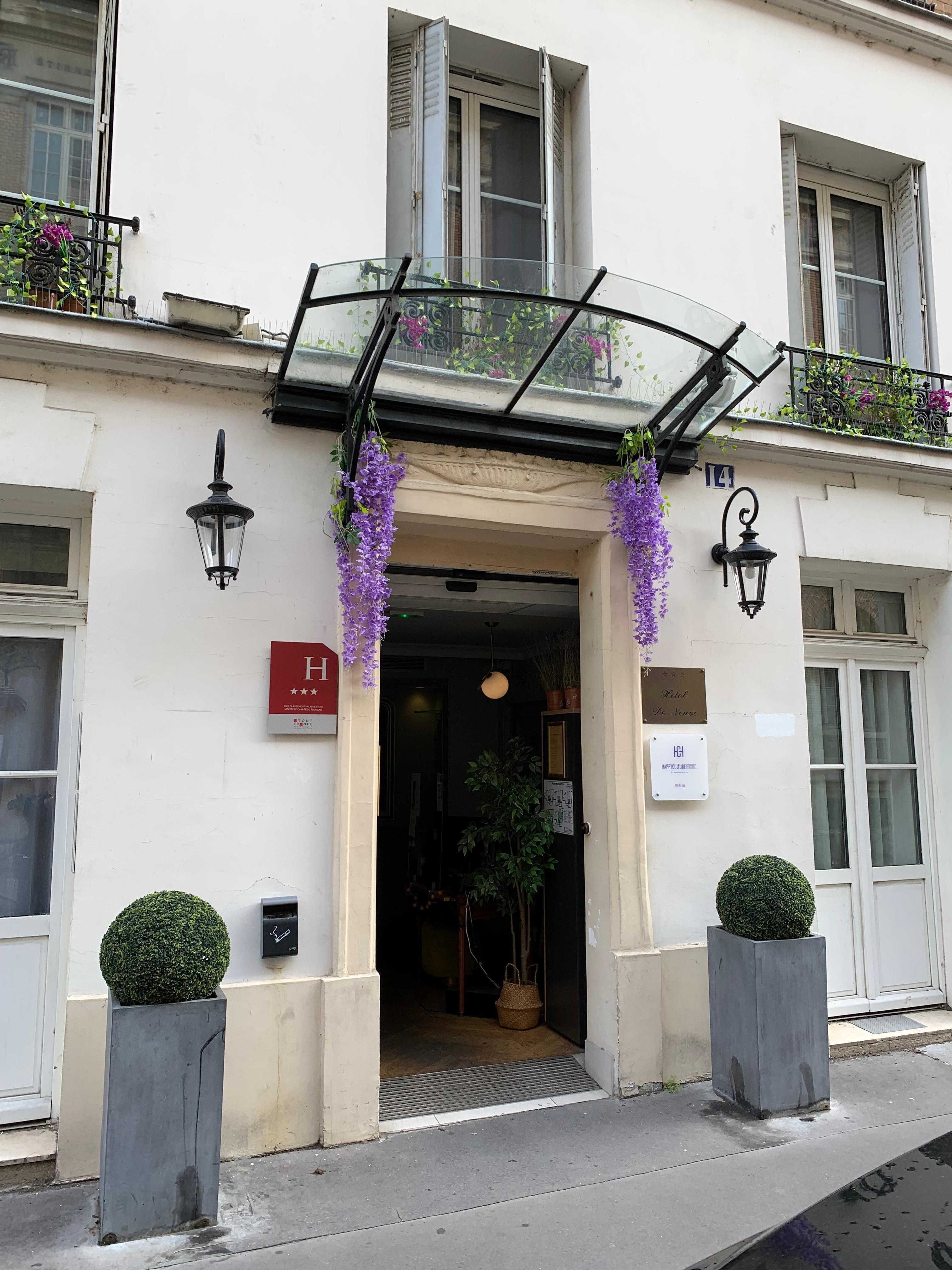 Hotel front.