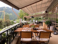 Hotel’s part of the terrace