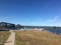 Nice pool by the sea.