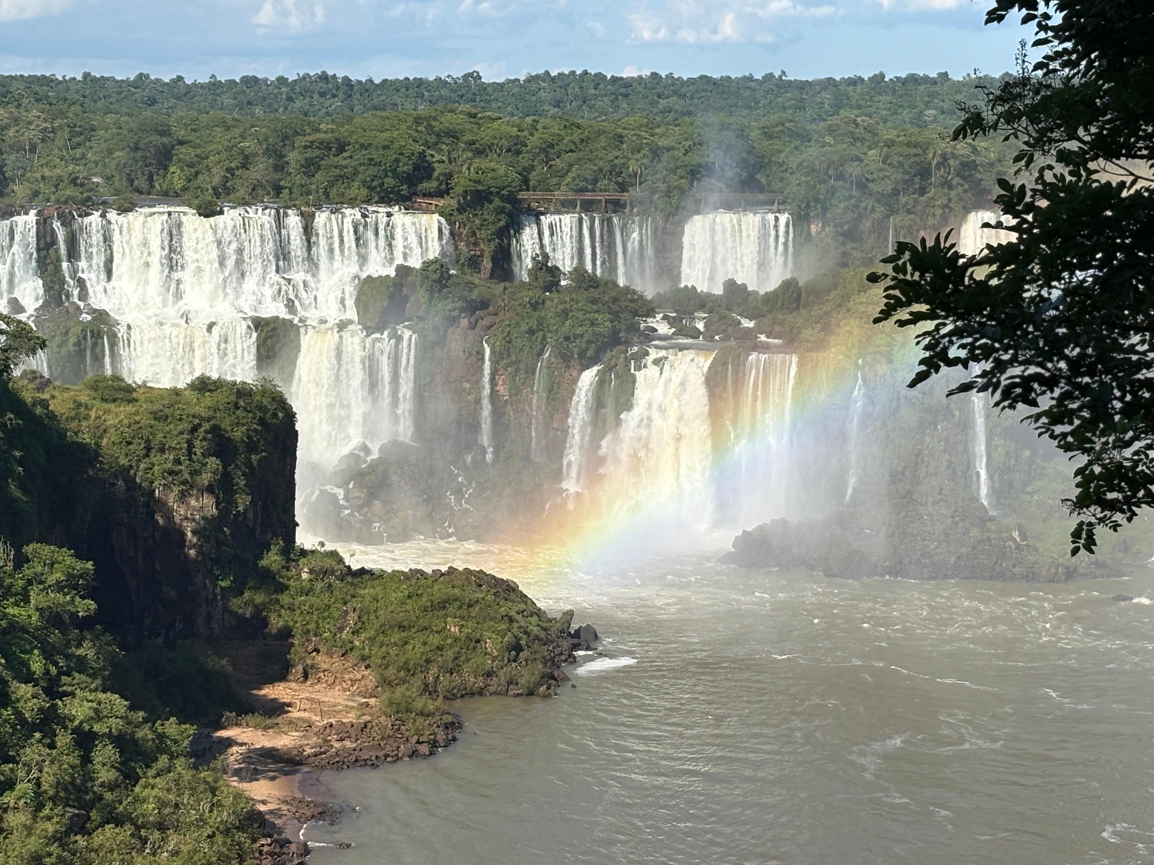 Falls from the Brazil side.