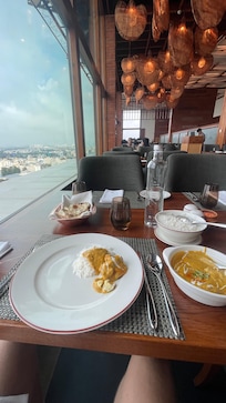 The Ahara restaurant.