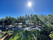 Panoramic view from the balcony.