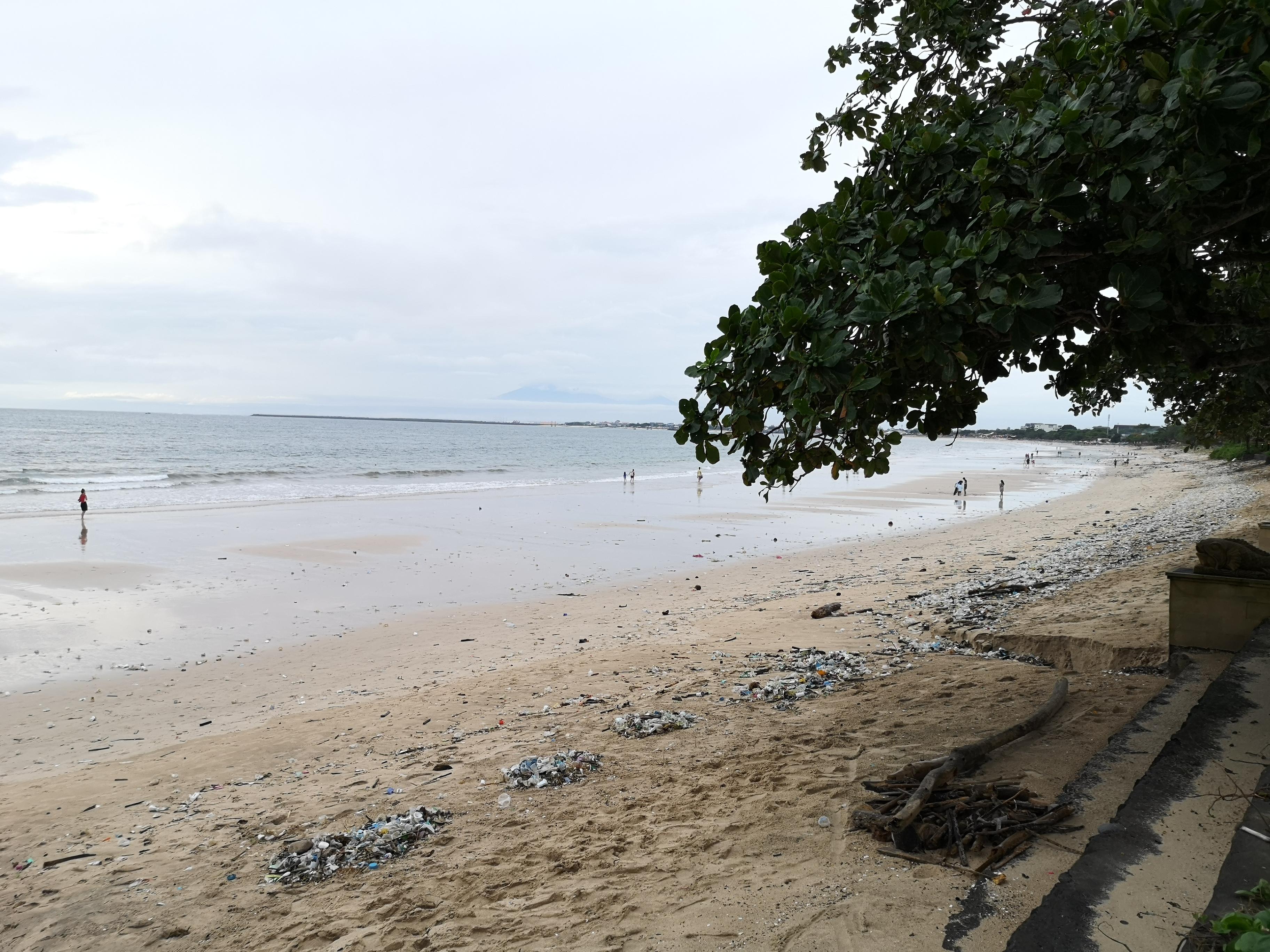 Der Strand war leider vermüllt. 