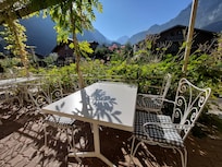 Small terrasse on the garden