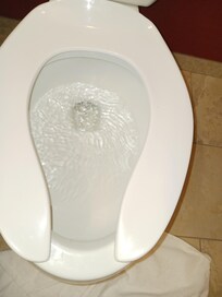 Toilet constantly running. Had to reach in the back tank an stop it to use it .