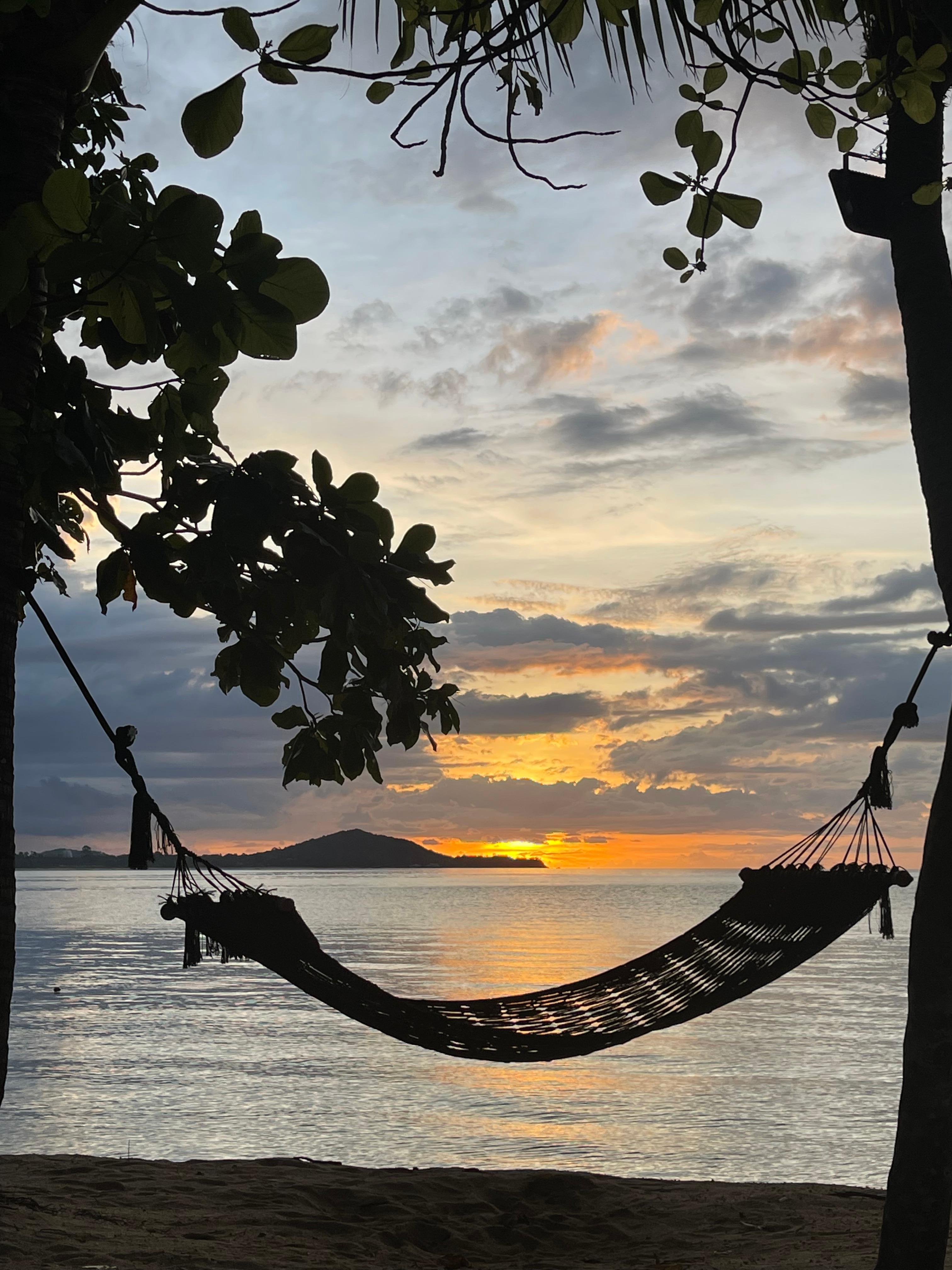 Sunset on the beach