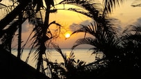 Sunrise view from our front porch