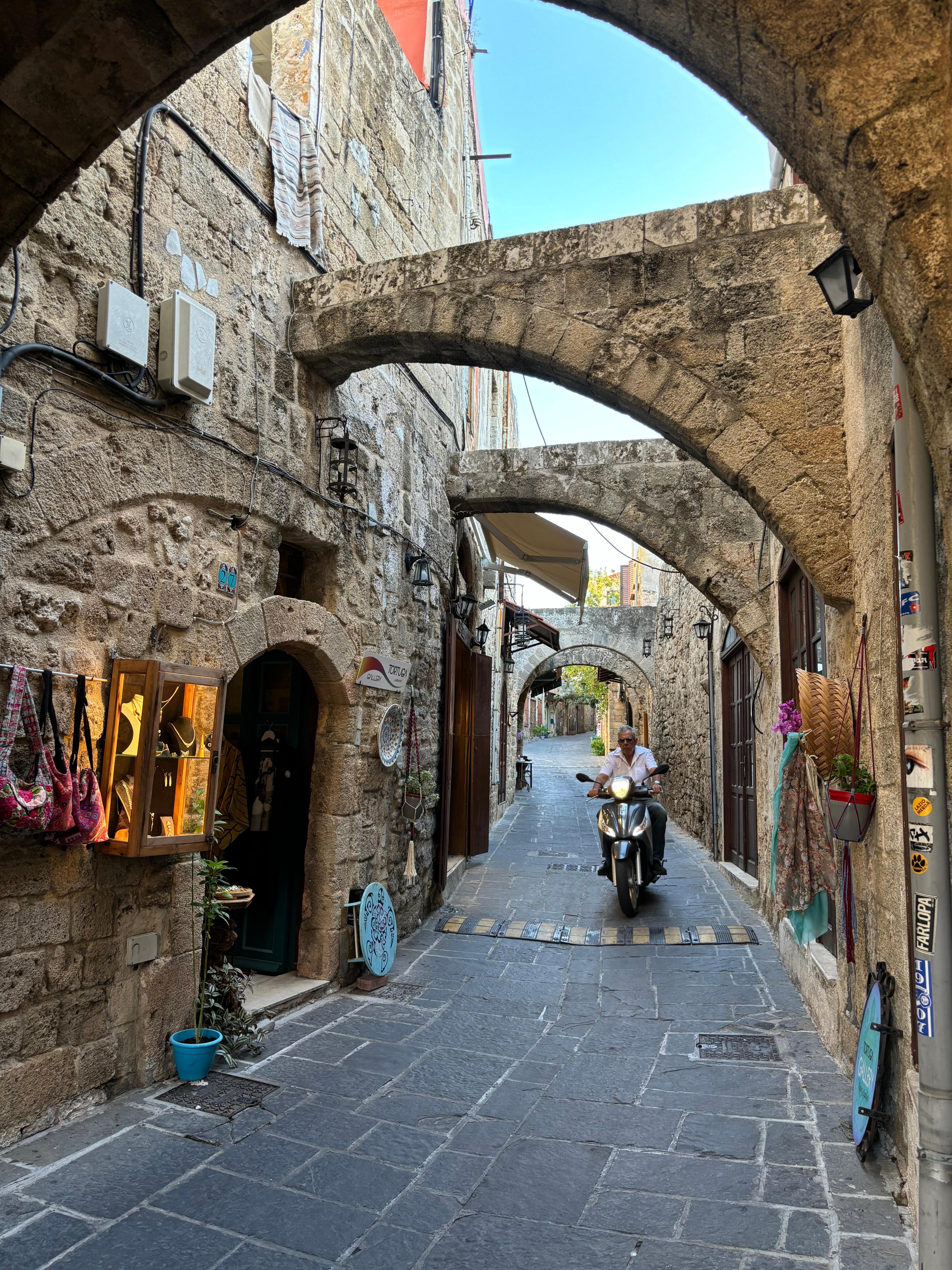 Inside Rhodes Old Town