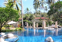 The lovely pool at the Sheraton