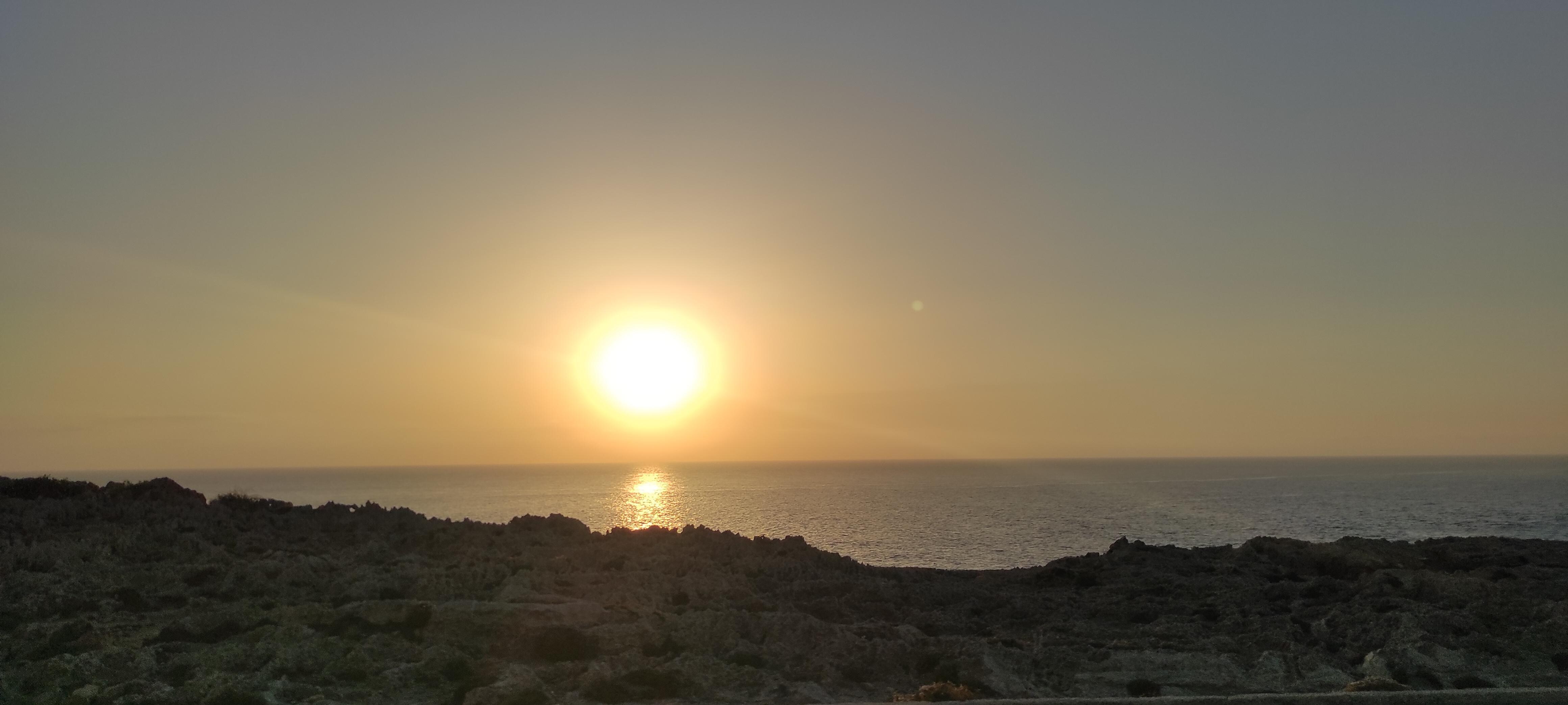 Puesta de sol desde la urbanización.