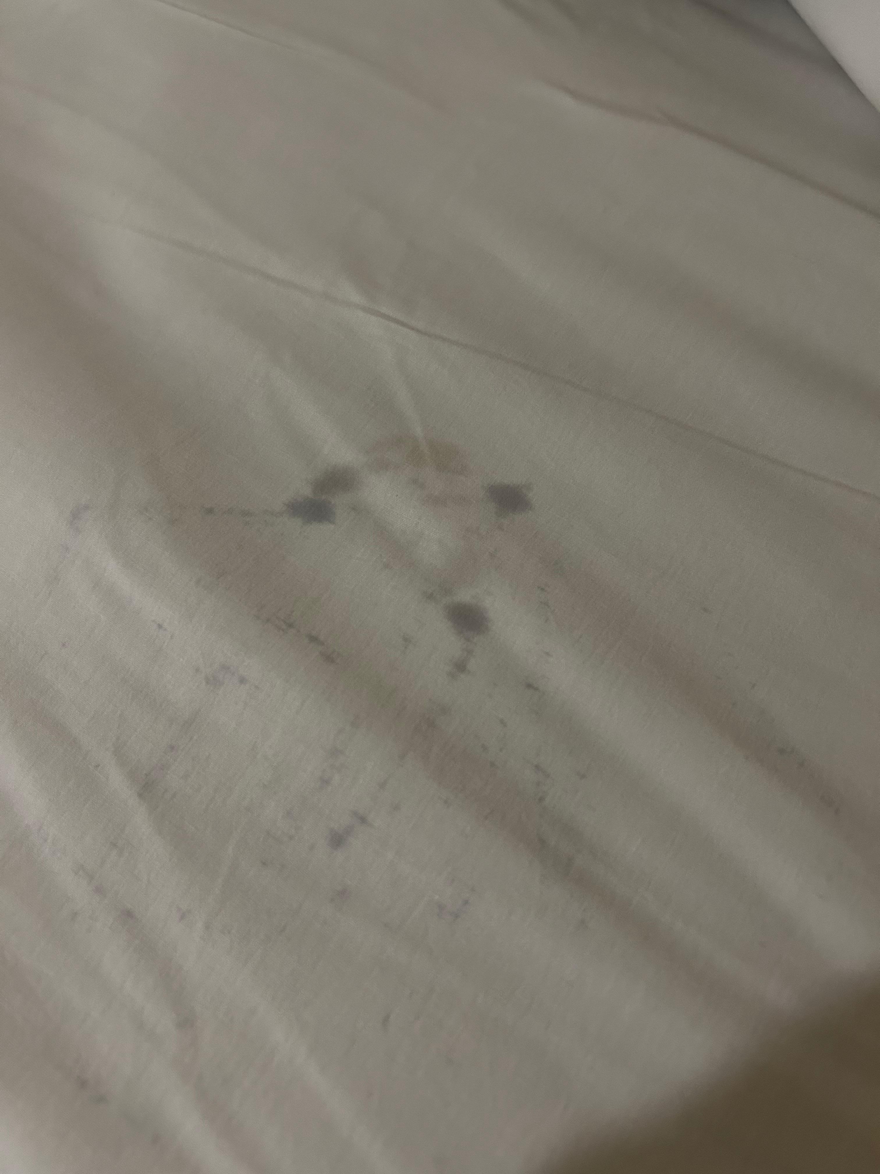 Stained sheets