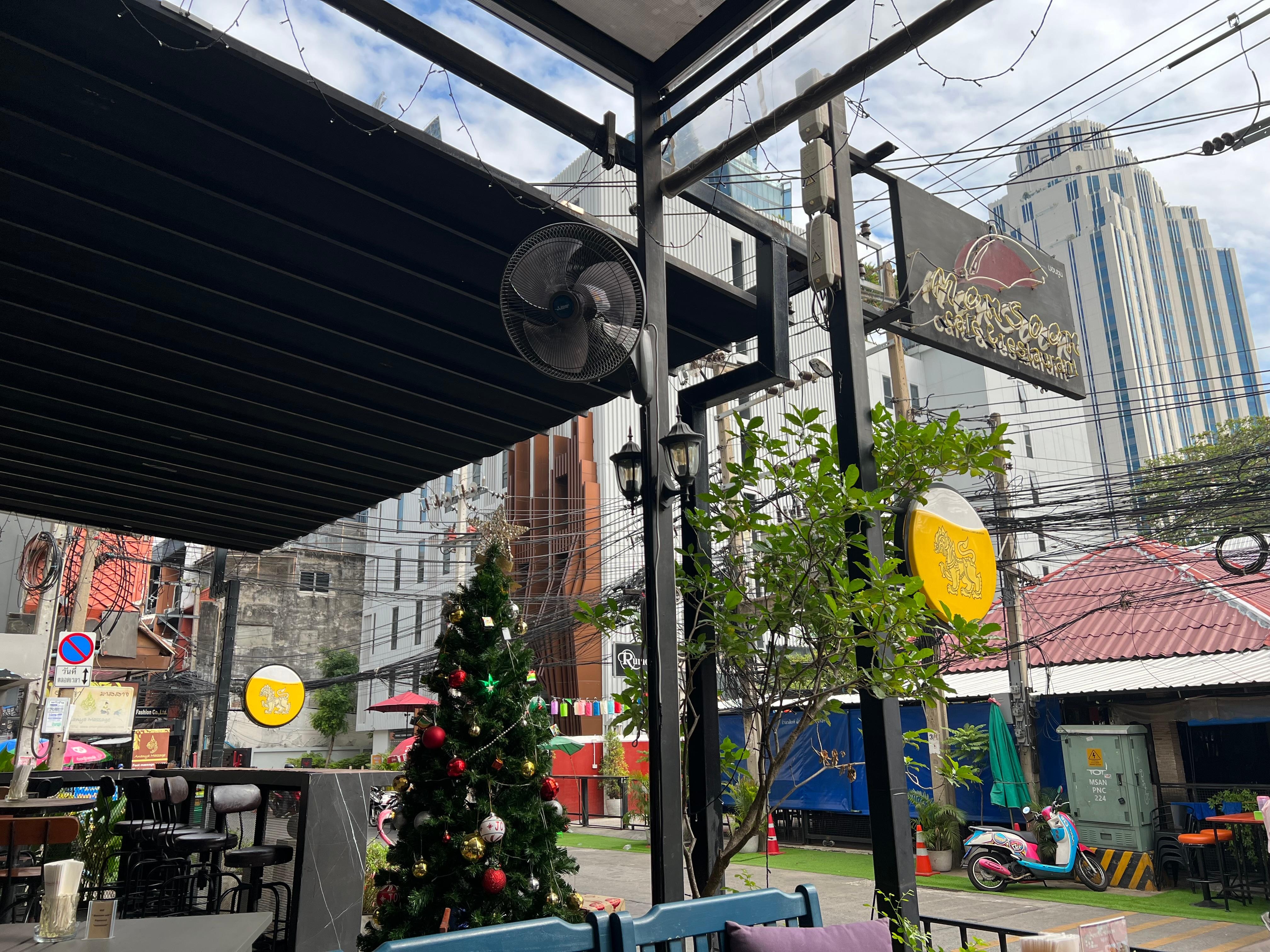 monsoonのテラスで朝食🥞