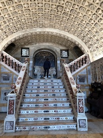 The town have many beautiful and interesting sights.