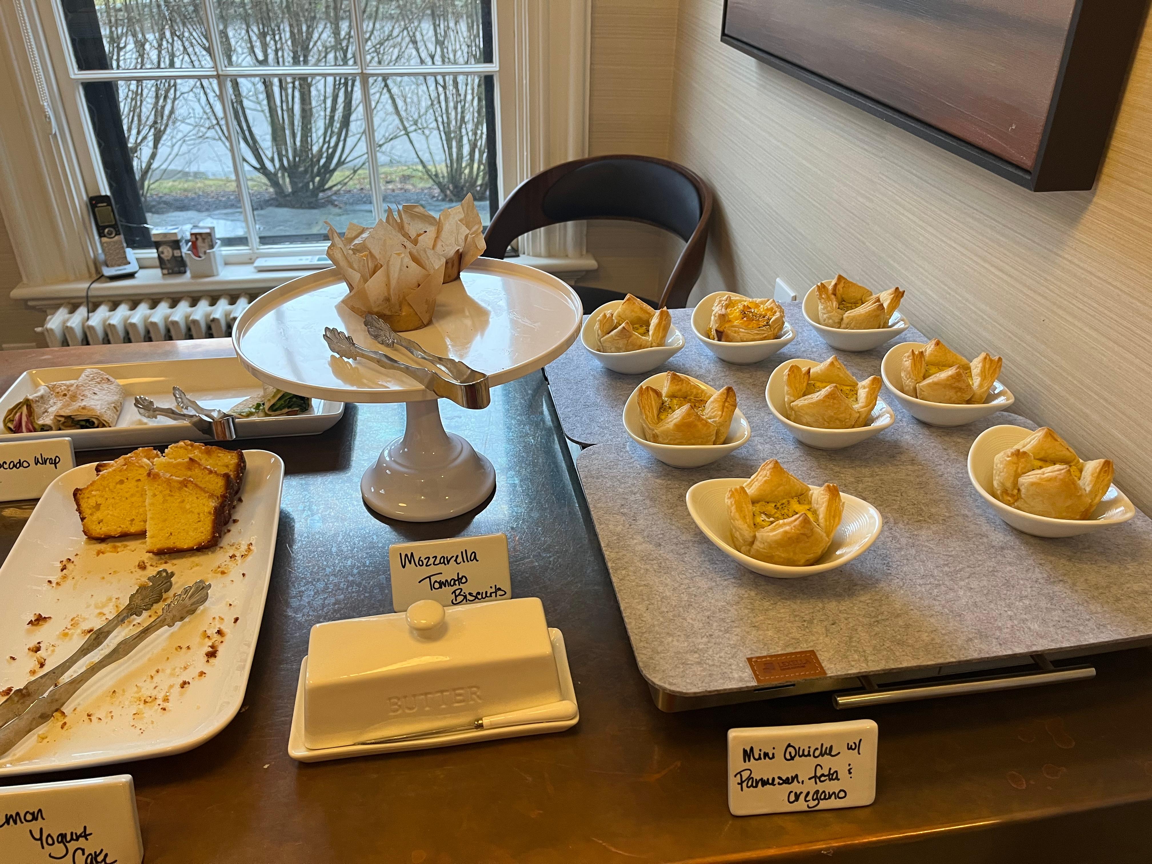 Bountiful breakfast buffet