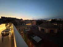 Blick von der Dachterrasse