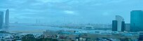 Vista dalla camera, peccato per il tempo