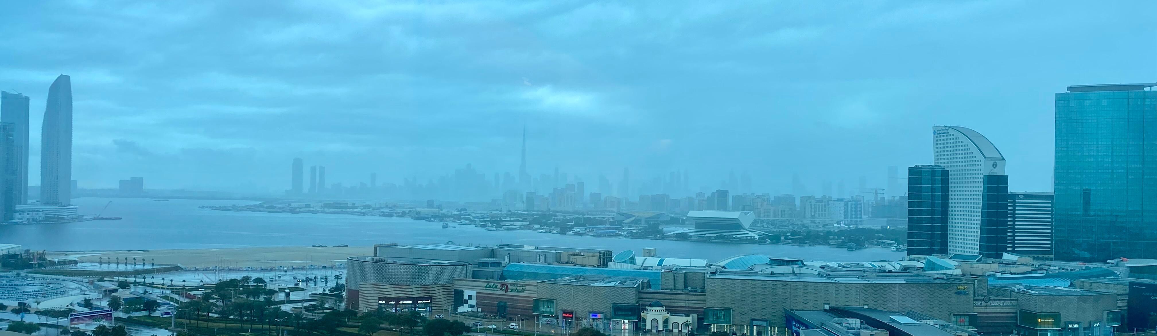 Vista dalla camera, peccato per il tempo