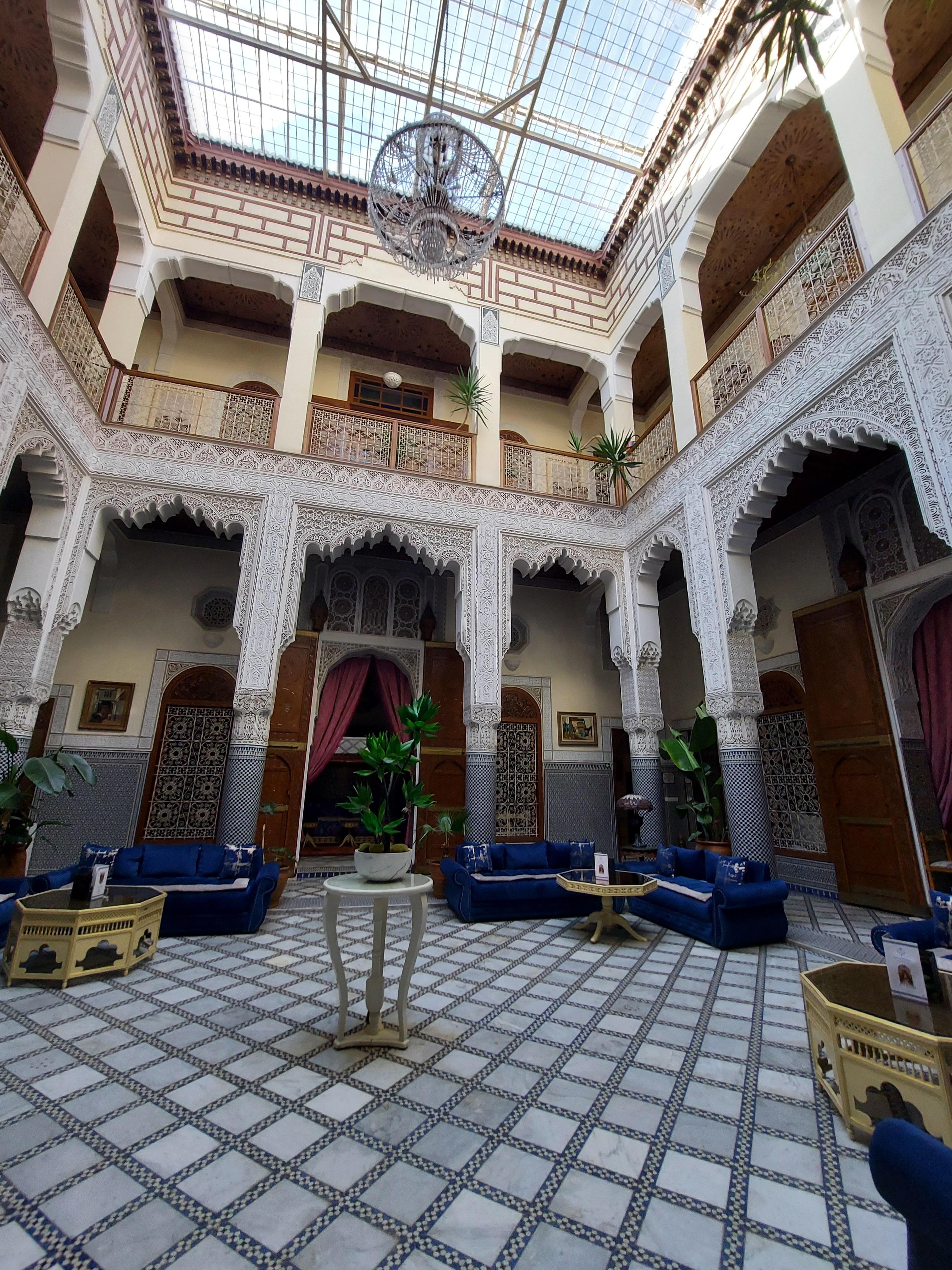 Inner court of the riad