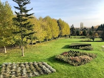 Beautiful gardens in the hotel grounds