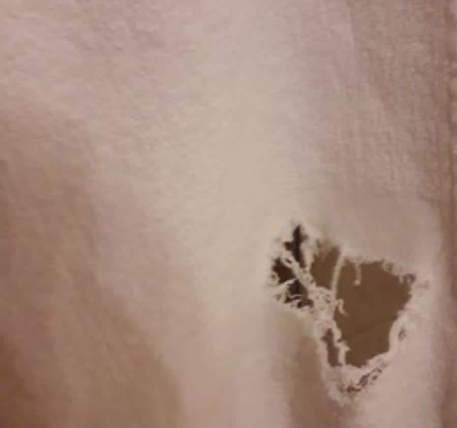 Ripped towel, there were three of them