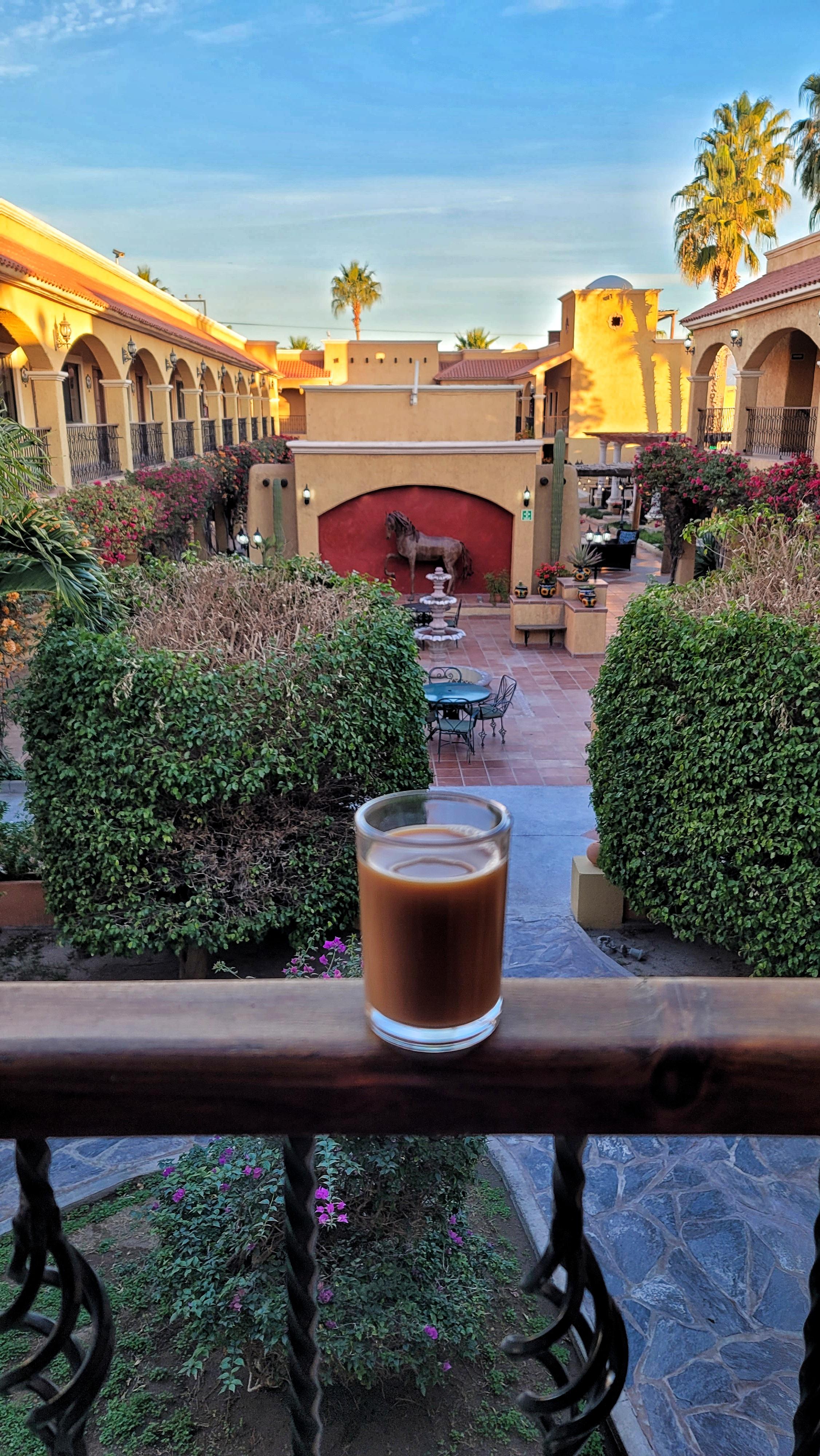 Coffee from our balcony