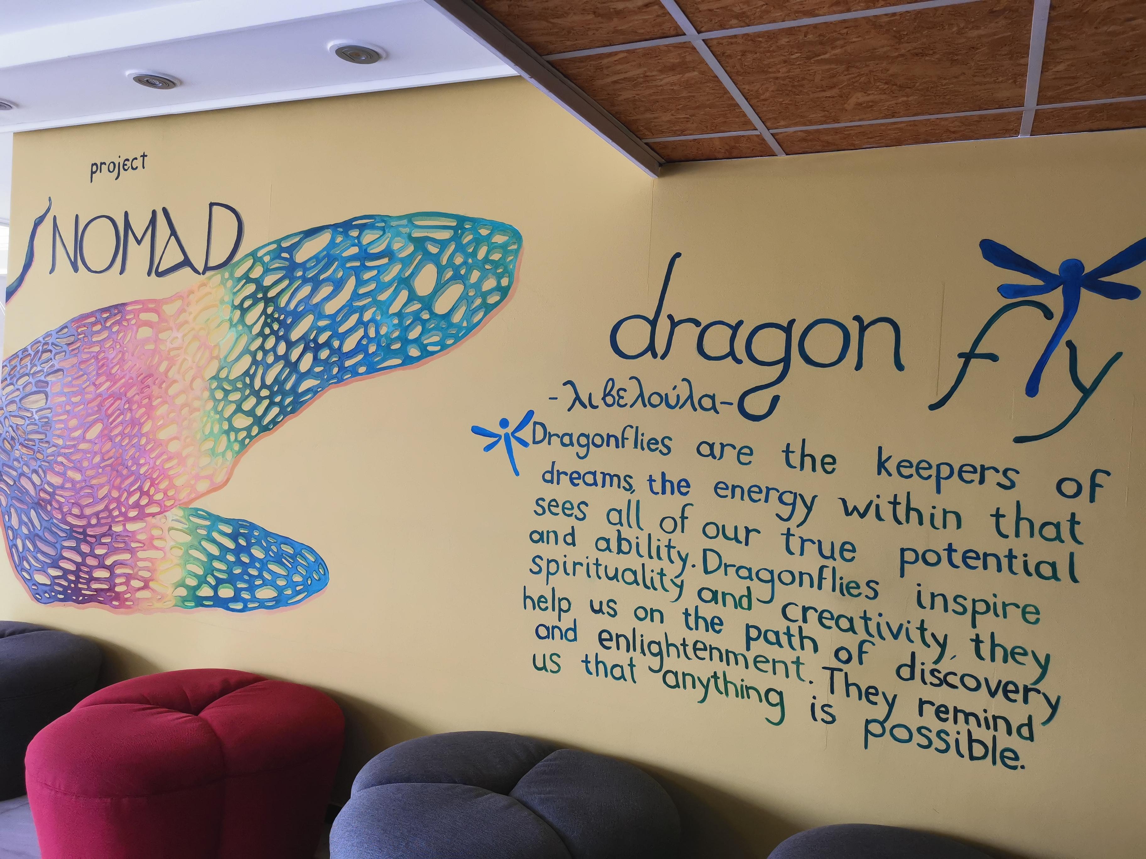 Art work from the manager's daughter. 