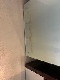Rust/mold on the closet door