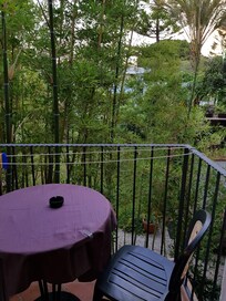 Balcone su giardino interno