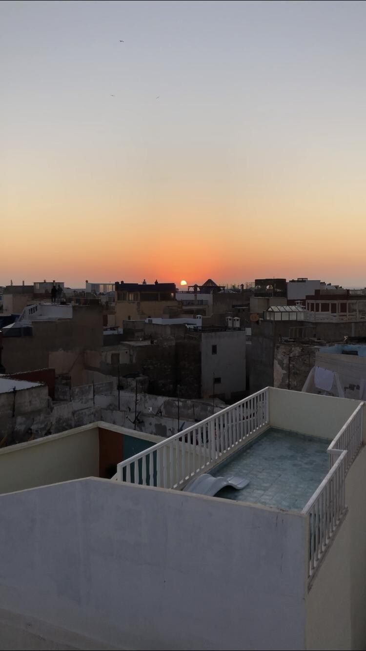 ルーフトップから見えるサンセット