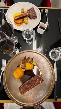 Nice dinner in the hotel
