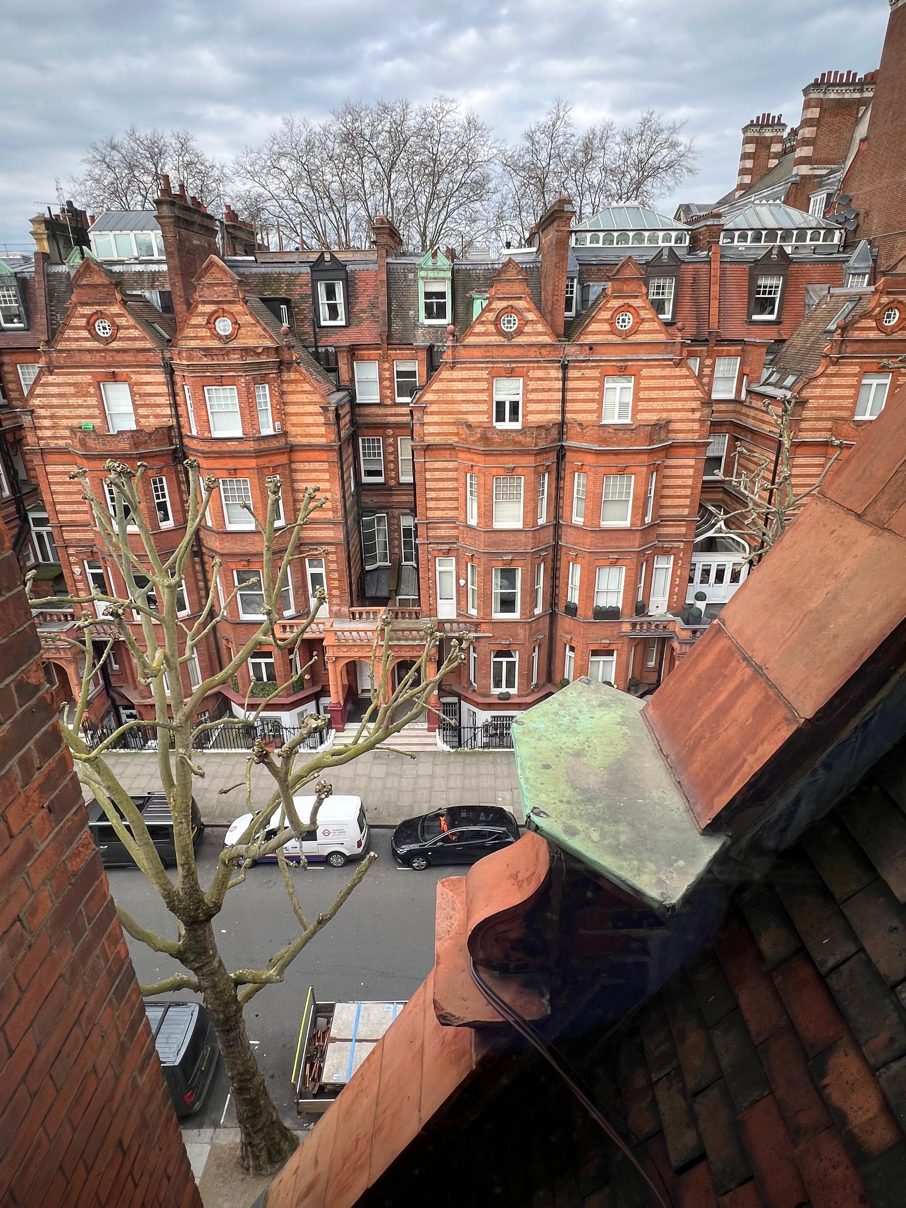 Beautiful view from the 4th floor Knightsbridge suite. 