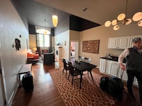 Dining and living room