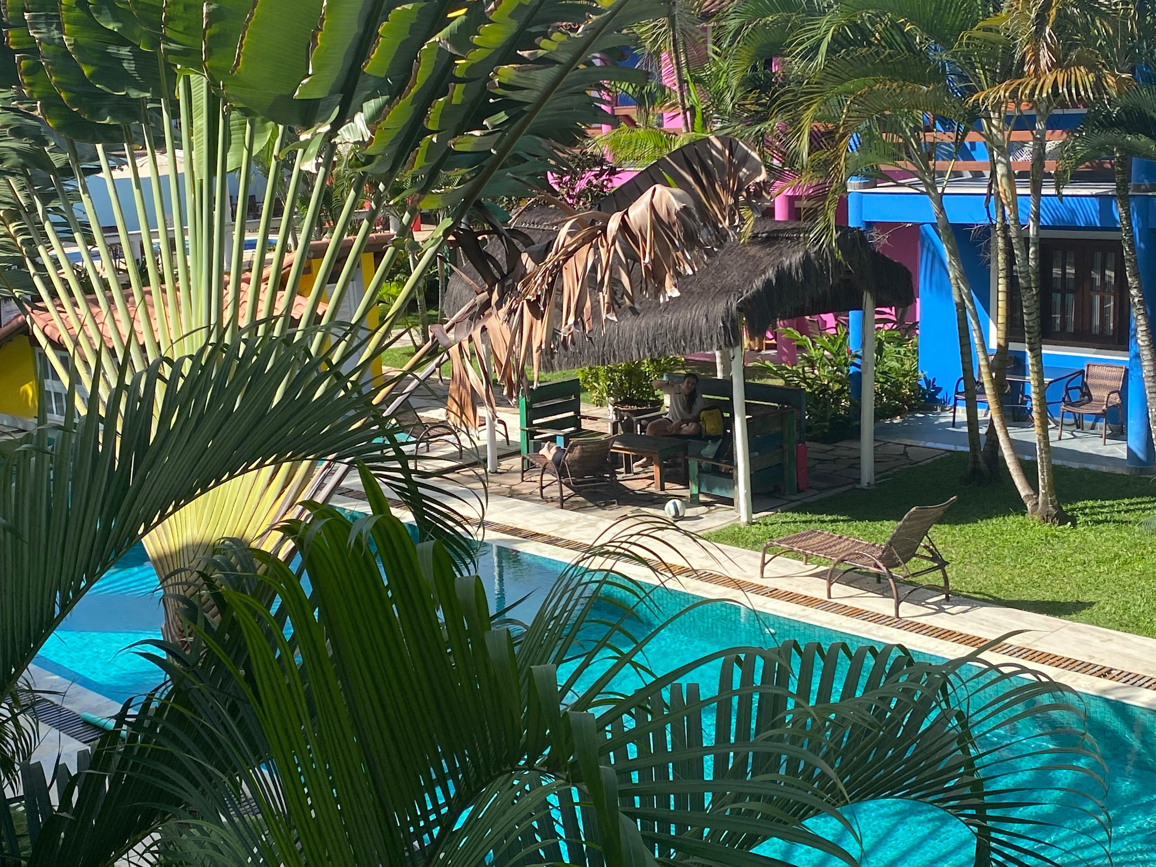 Vista dos apartamentos de cima