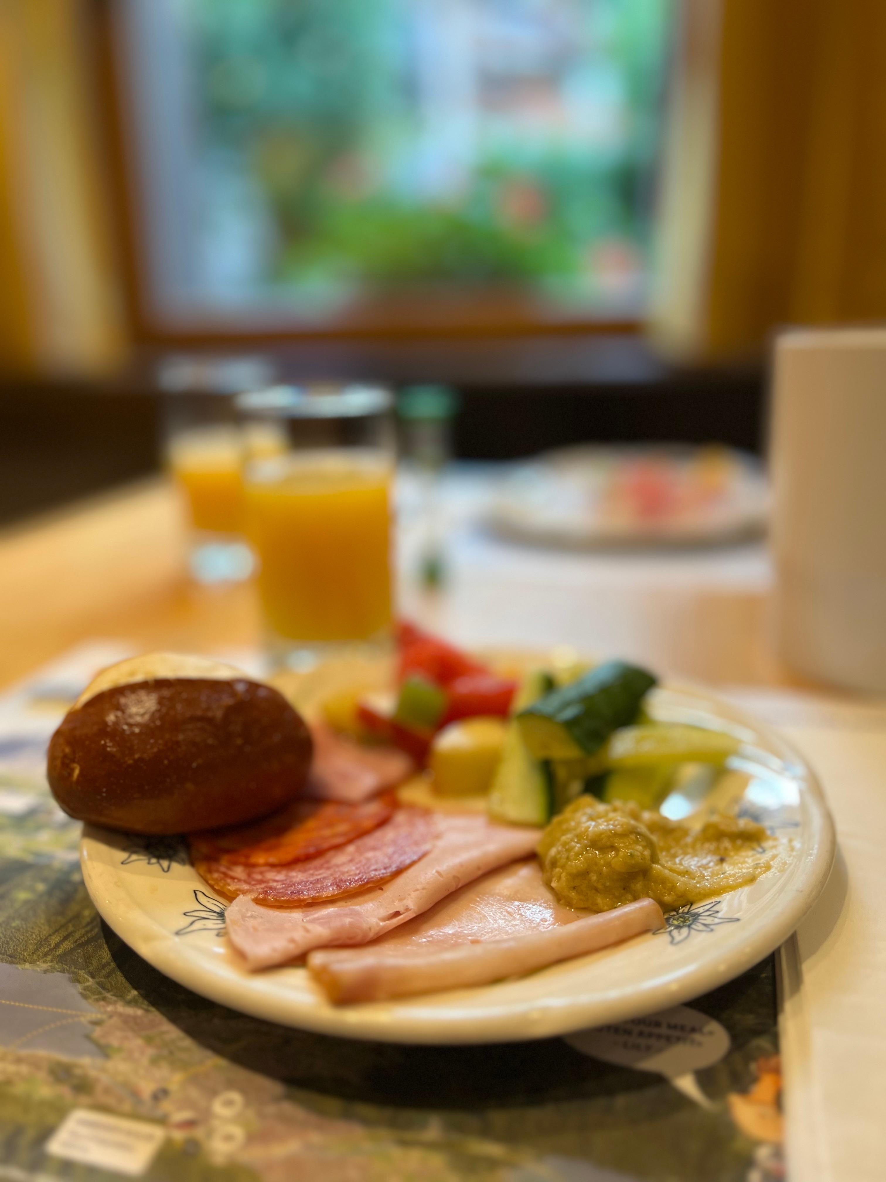 Sampling of their morning breakfast 