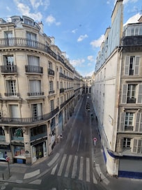 View from room, nice big windows