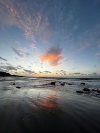 Sun going down in the west just before Christmas