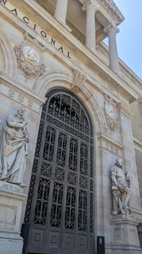 National Library right next door