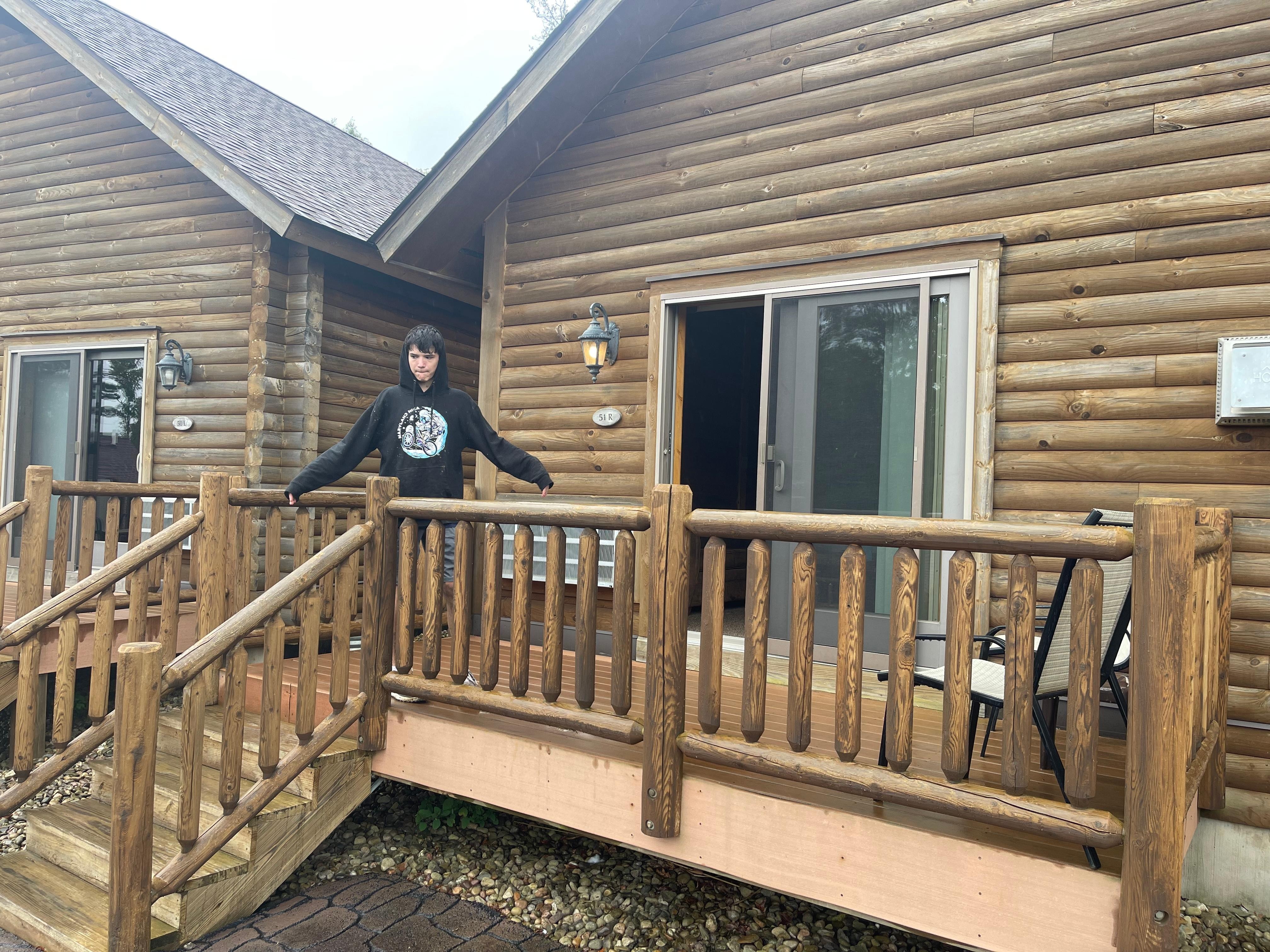 Looking at the back deck