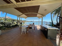 BBQ area for guests