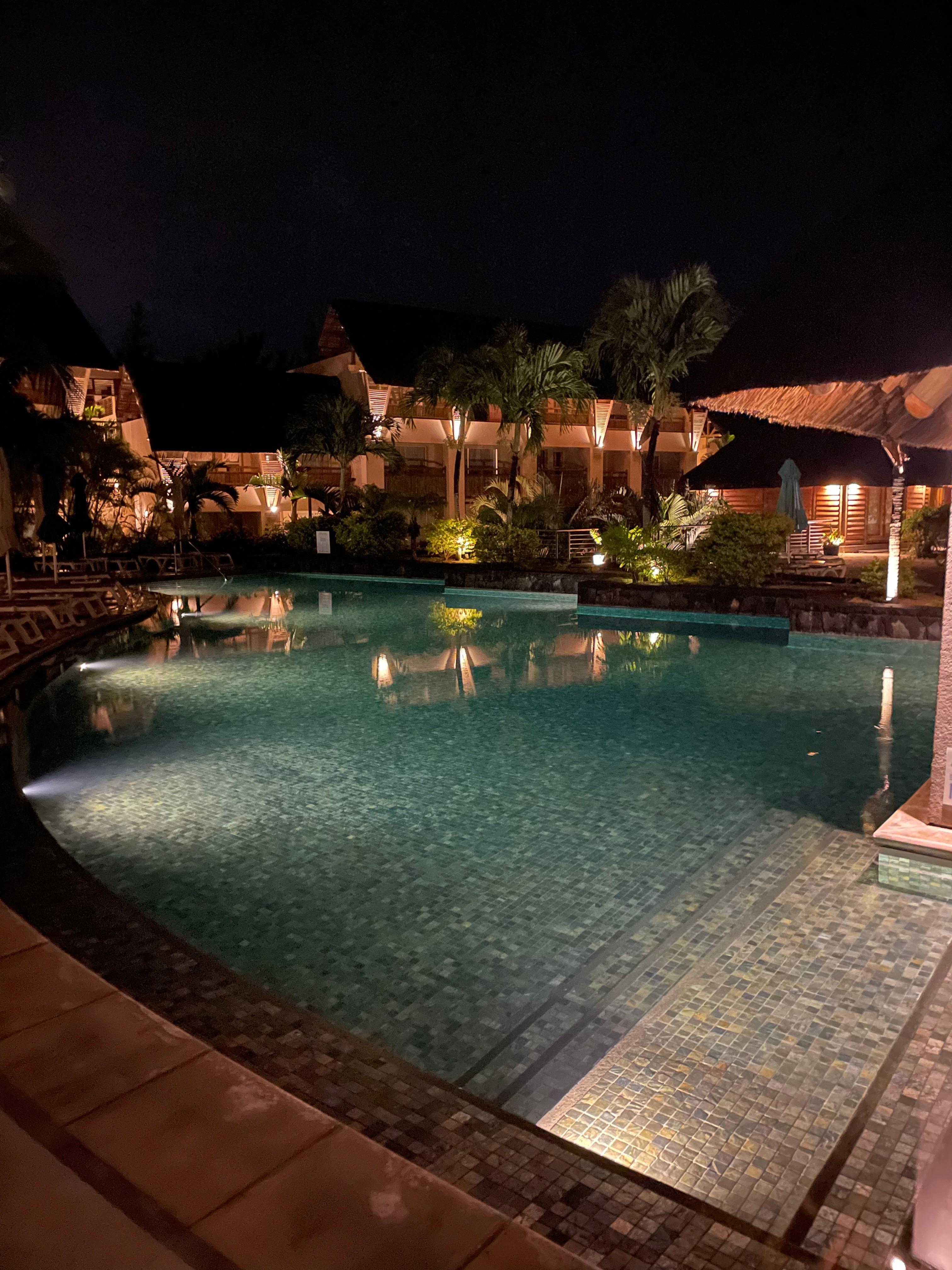 Pool by night