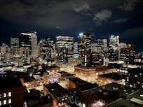 Aussicht Abends von Pool Area