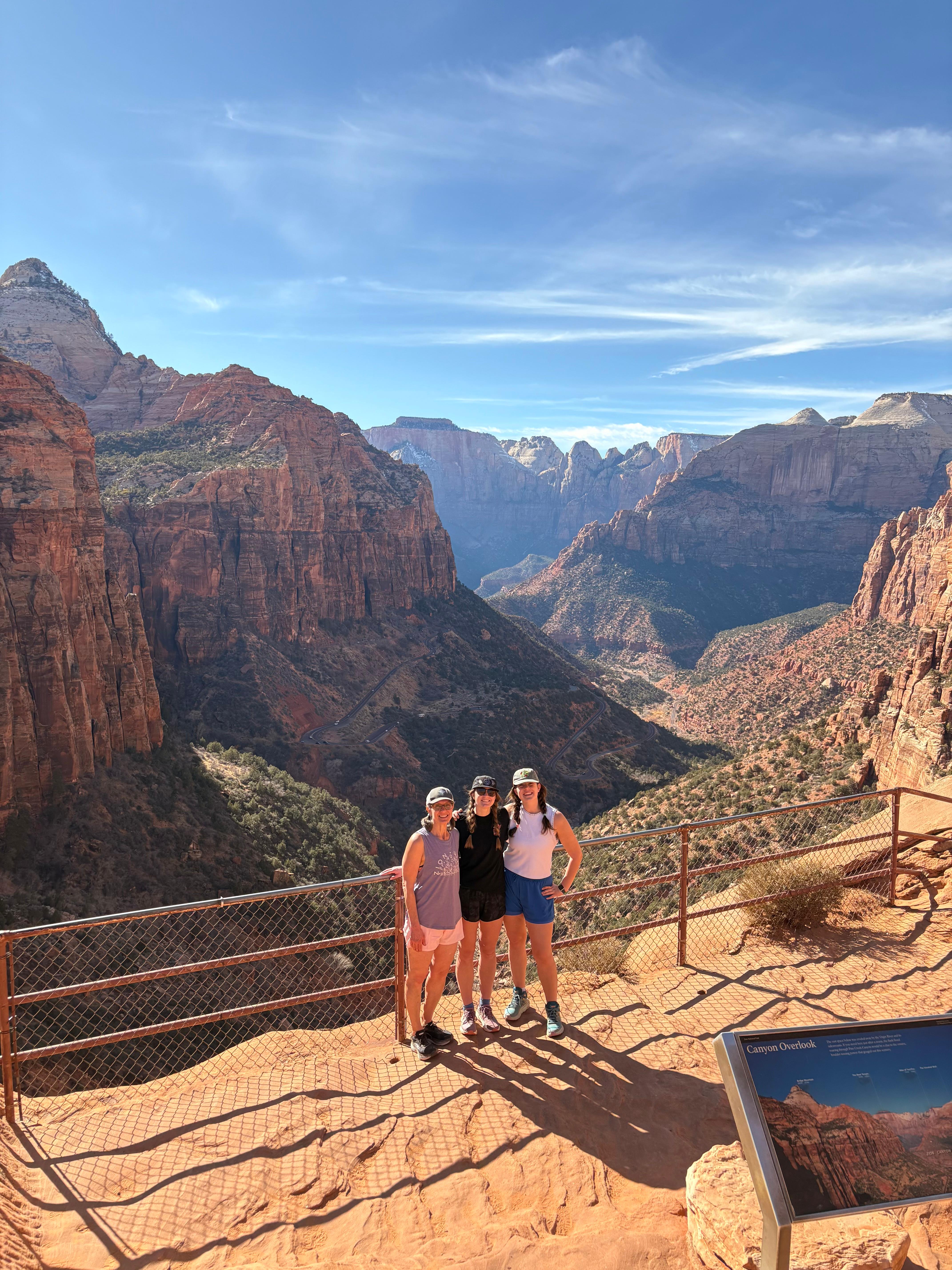 Zion Canyon, one of our many adventures 