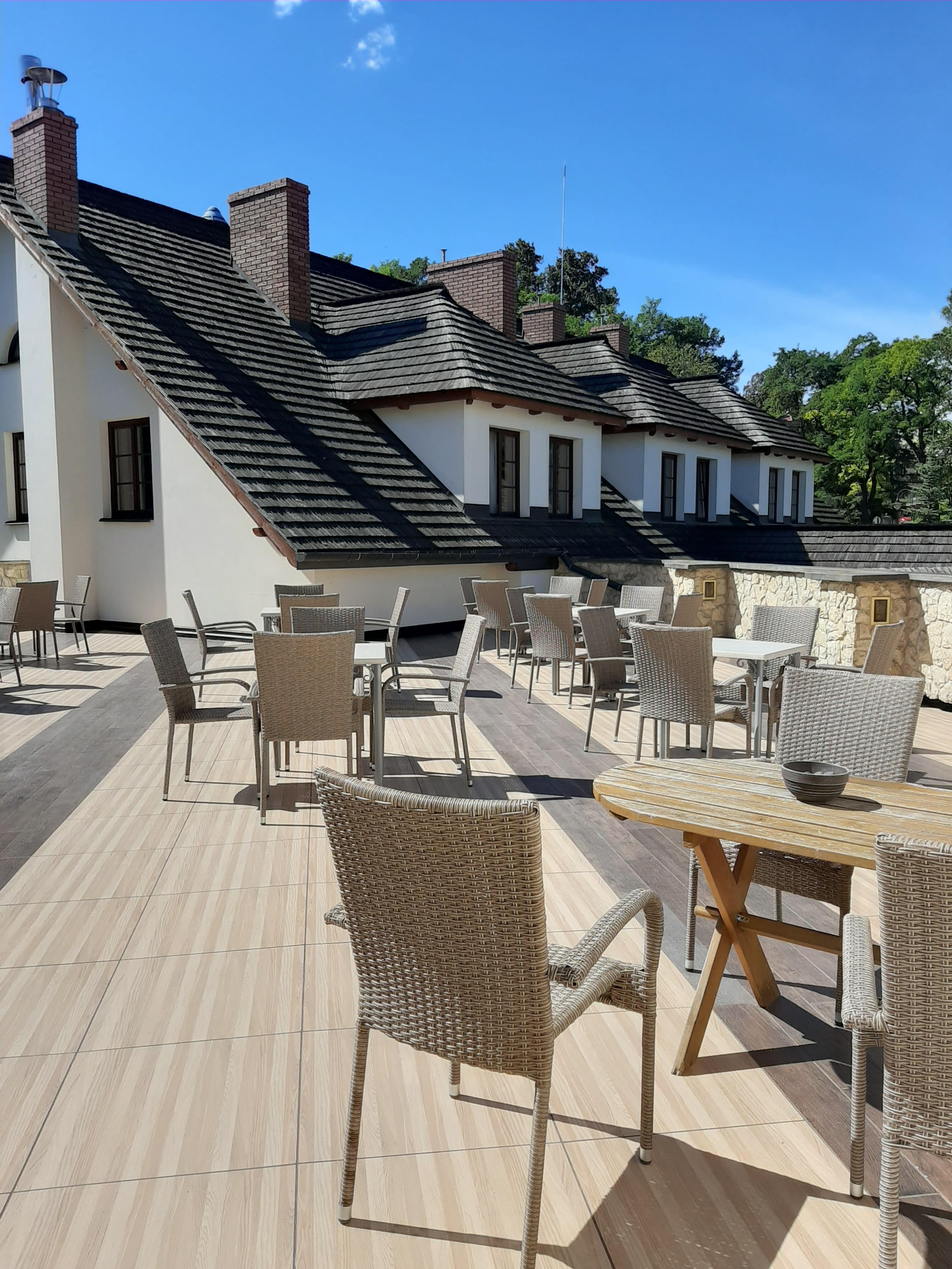 Taras dostępny dla gości